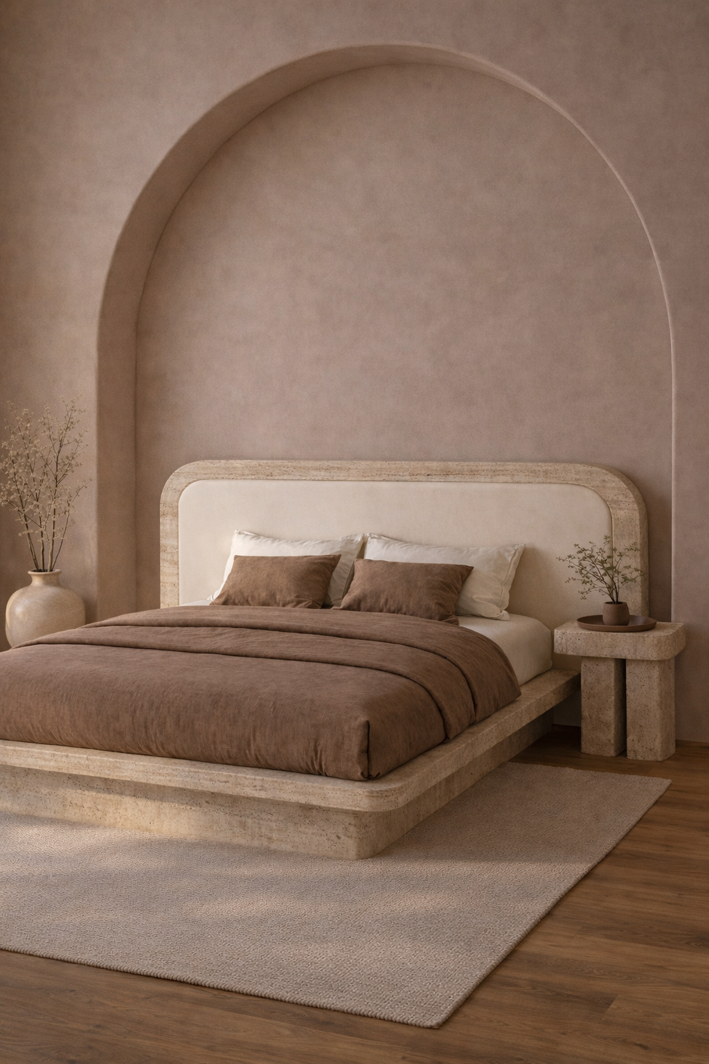 Velvetinè Bed Head and Base