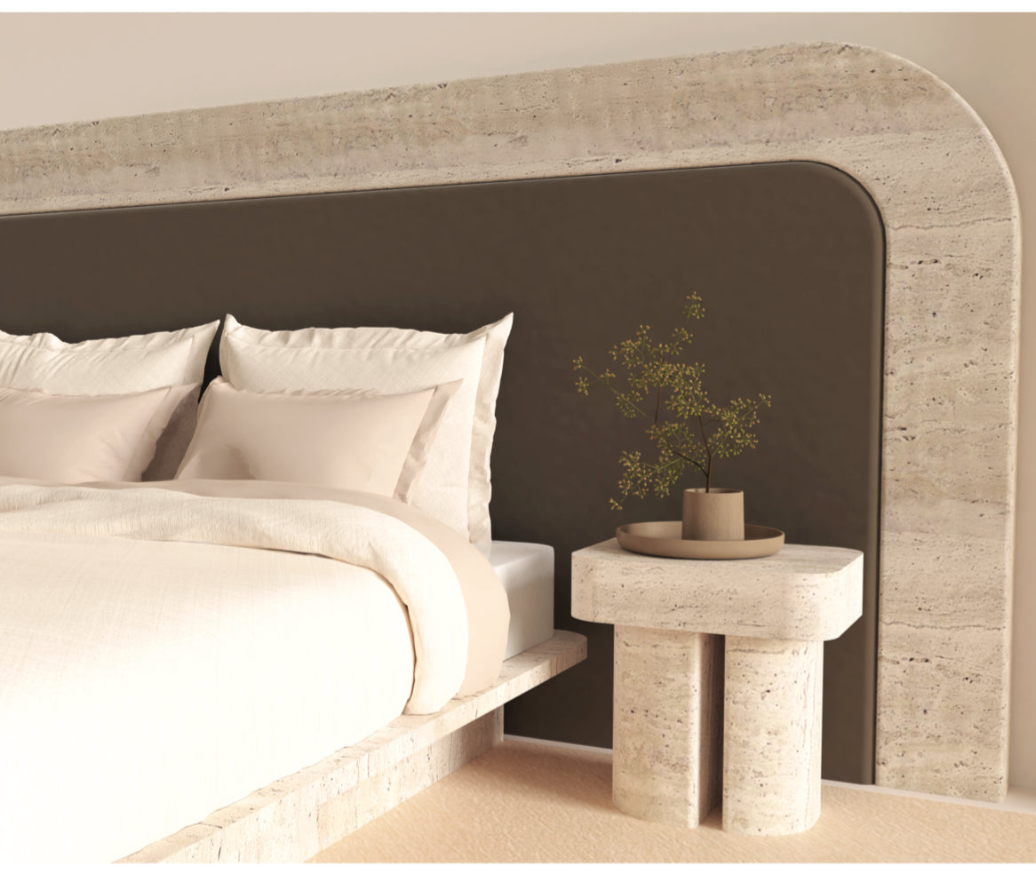 Velvetinè Bed Head and Base