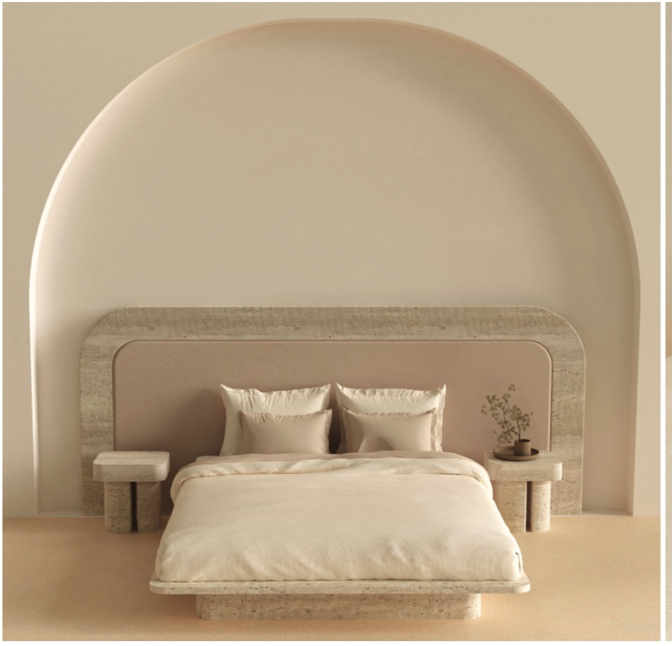 Velvetinè Bed Head and Base