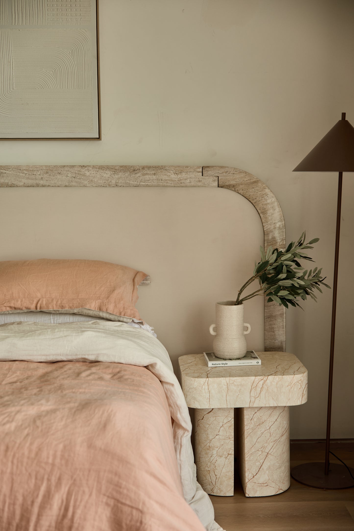 Velvetinè Bed Head and Base