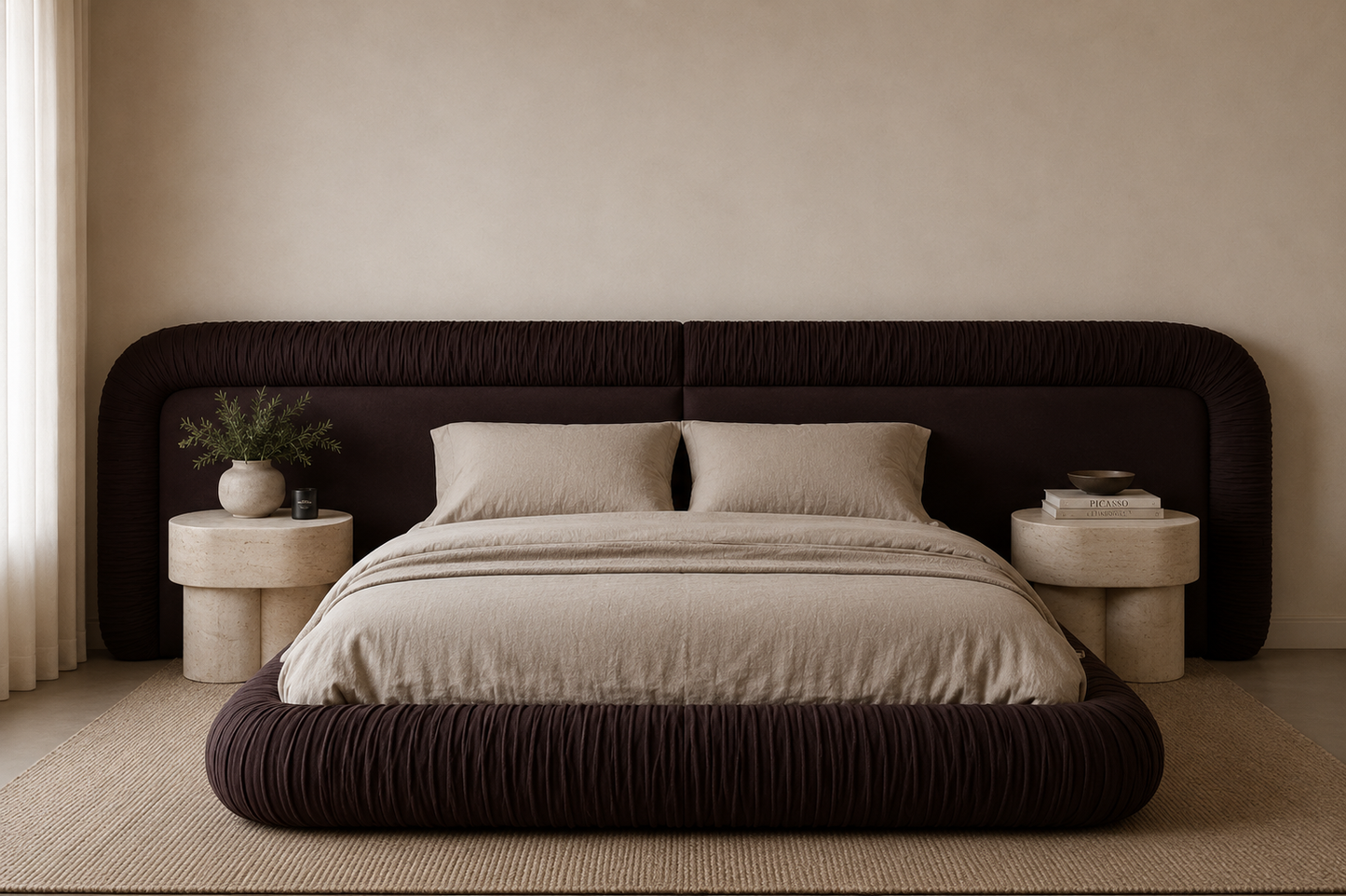 Velora Ruched Bed