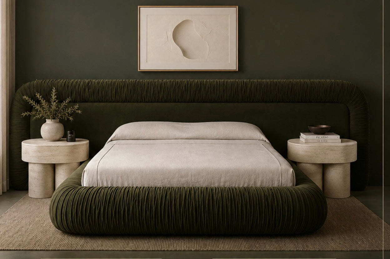 Velora Ruched Bed